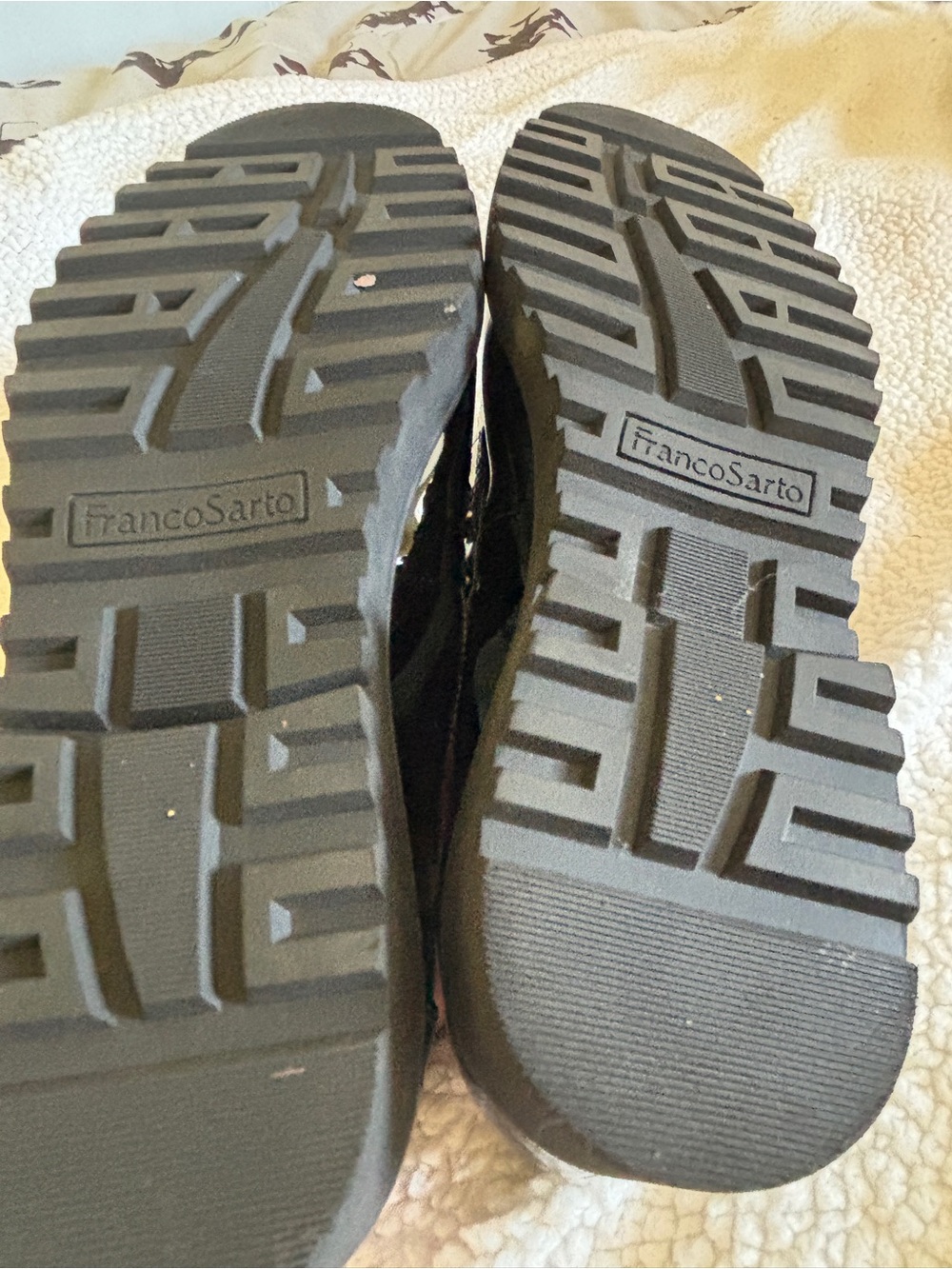 Franco Sarto Black Penny Loafers - Picture 5 of 5